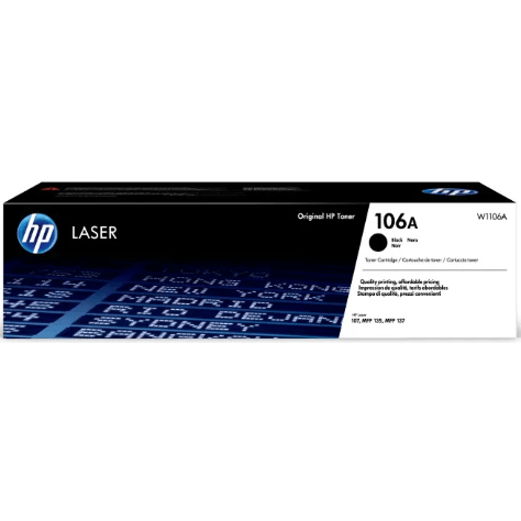 Kasetne HP 106A Laser Toner Cartridge 1000 pages Black (W1106A)