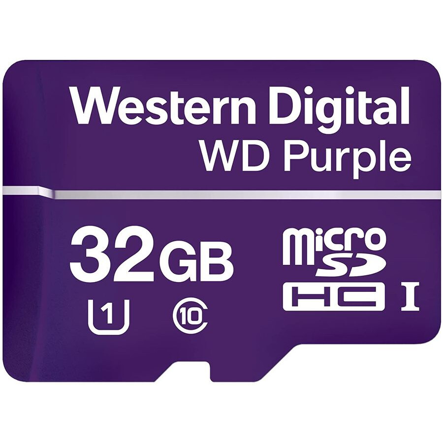 Memory card 32Gb MicroSD WD Purple (WDD032G1P0C)