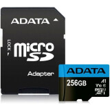 Memory card ADATA 256Gb MicroSD Premier + SD adapter (AUSDX256GUICL10A1-RA1)