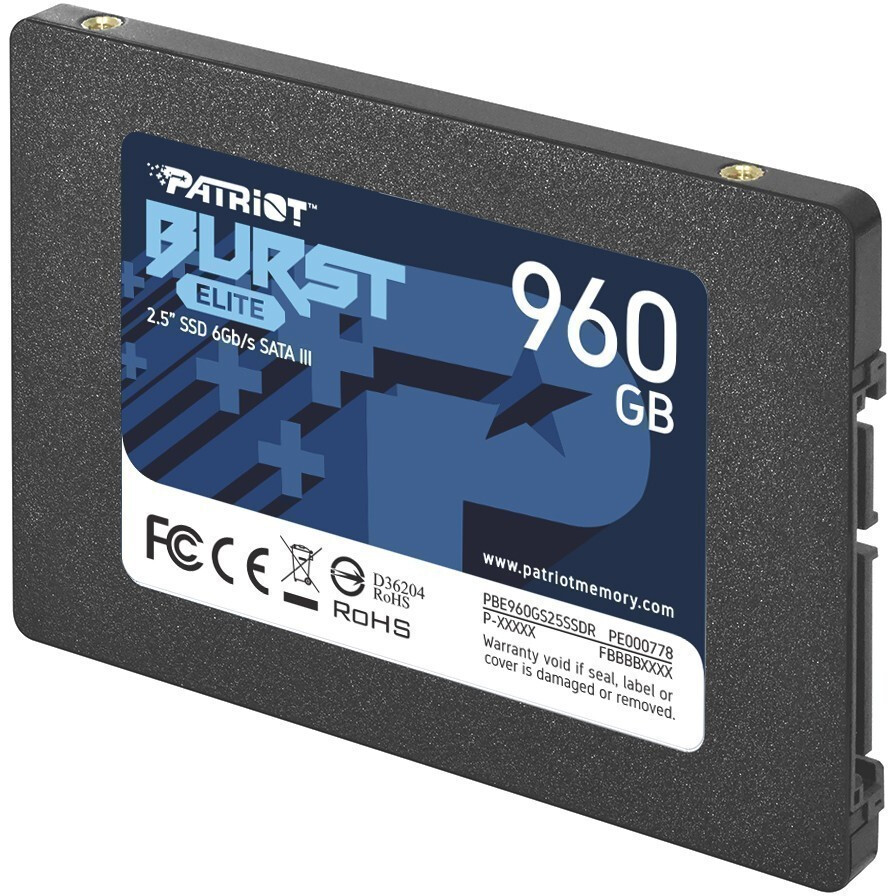 SSD disks 960Gb Patriot Burst Elite (PBE960GS25SSDR)