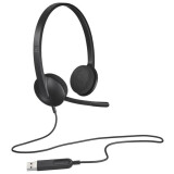 Garnitūra Logitech Stereo Headset H340 (981-000475) (981-000475/981-000509)