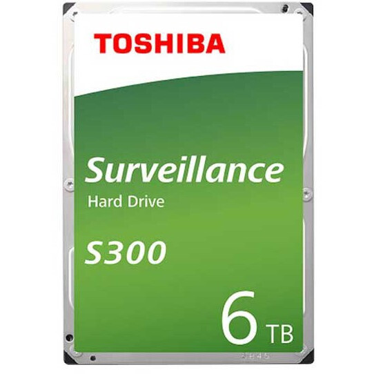 Cietais disks Toshiba Surveillance S300 6Tb SATA-III (HDWT860UZSVA)