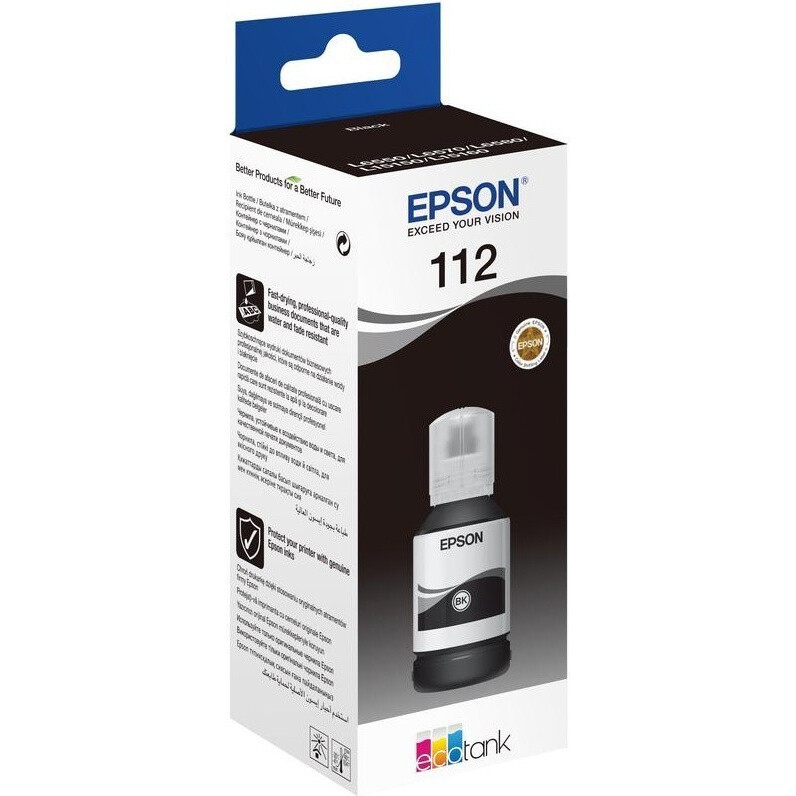 Tinte Epson ink 7500 pages Black (C13T06C14A)