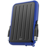 Ārējie cietie diski un SSD 1Tb Silicon Power Armor A66 Black/Blue (SP010TBPHD66SS3B)