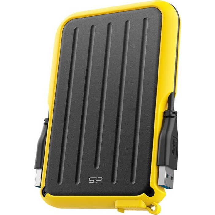 Ārējie cietie diski un SSD 1Tb Silicon Power Armor A66 Black/Yellow (SP010TBPHD66SS3Y)