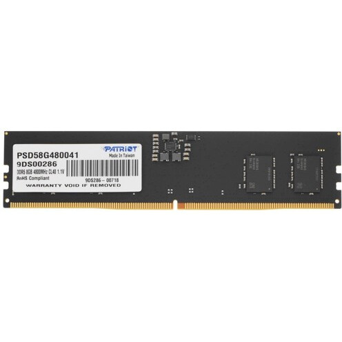 Operatīvā atmiņa Patriot Signature 8Gb 4800MHz DDR5 CL40 (PSD58G480041)