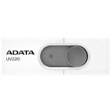 USB zibatmiņa ADATA UV220 32Gb White/Grey (AUV220-32G-RWHGY)