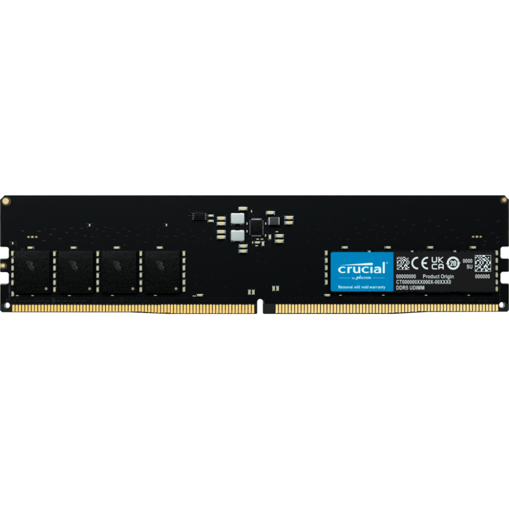 Operatīvā atmiņa 16Gb DDR5 4800MHz Crucial (CT16G48C40U5)