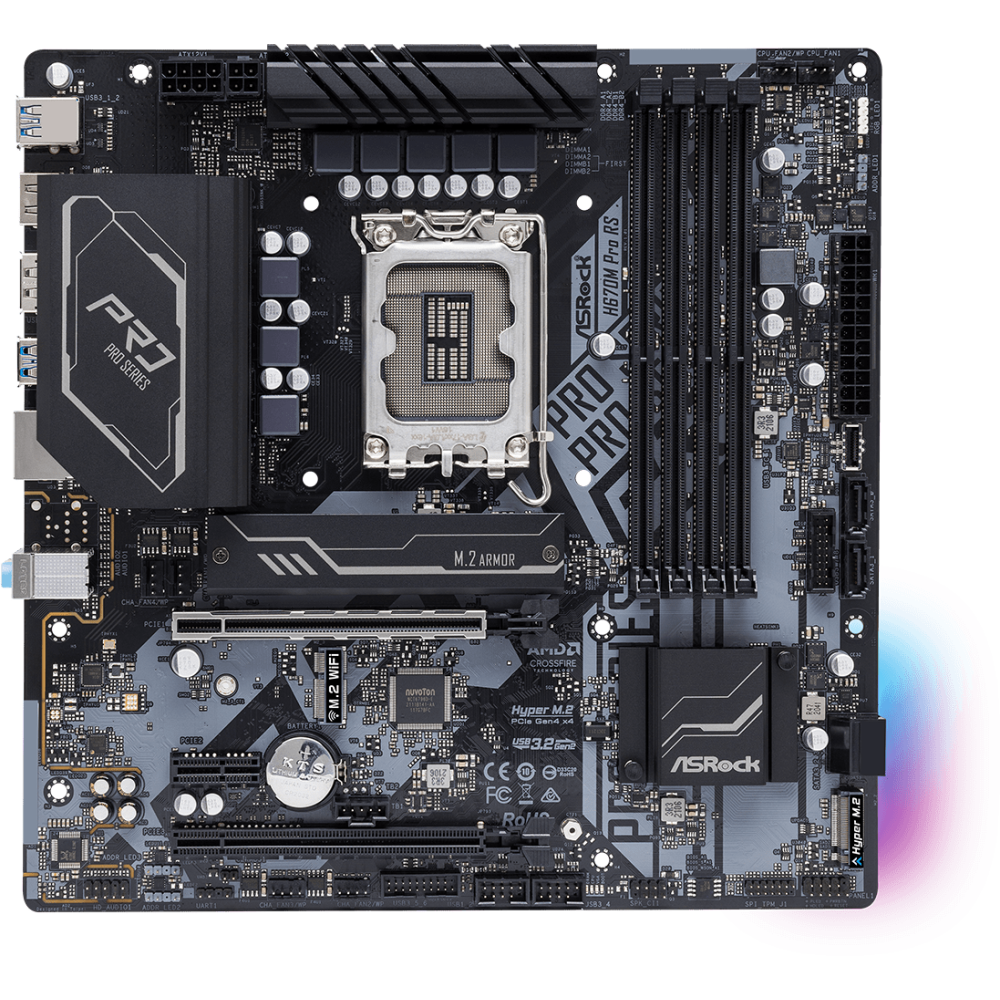 Pamatplate ASRock H670M Pro RS